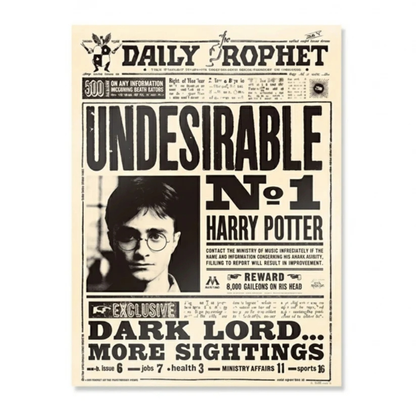 Póster Lenticular 3D de Harry Potter